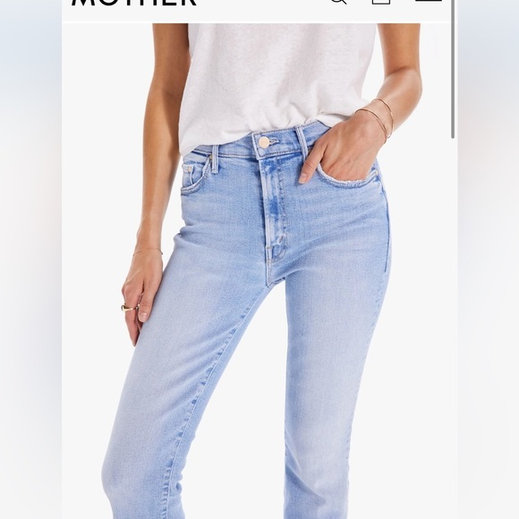 Mother The Insider Crop Step Fray Limited Edition 27 NWT - Picture 5 of 14